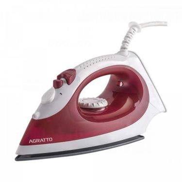 Imagem de Ferro de Passar a Vapor Agratto Bravo Fc-01 1250W Base Cerâmica Vermelho 110V