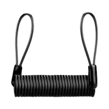 Imagem de Cadeado De Cabo Antifurto Para Bicicleta De 1,2m Com Alarme E Trava De