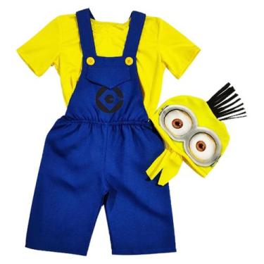 Imagem de Fantasia Infantil Menino Menina Personagem Temático Amarelo - - anjo d