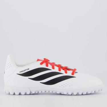 Imagem de Chuteira Adidas Predator Essentials Juvenil Society Branca, 31