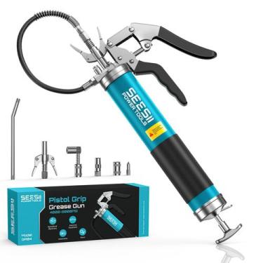 Imagem de Kit de Engraxadeira Pistola Seesii 8000 PSI 400 ml