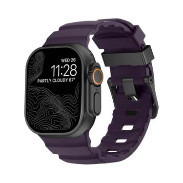 Imagem de Pulseira De Silicone Trail De 49mm 46mm 45mm 44mm Para Apple Watch Ult