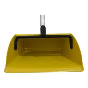 Imagem de Pá De Lixo Coletora Cabo Aluminio 75 Cm Profissio Star Clean, Amarelo