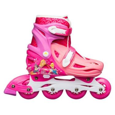Imagem de Patins In-line Princesas 35-38 - Multikids, Rosa, 35 ao 38