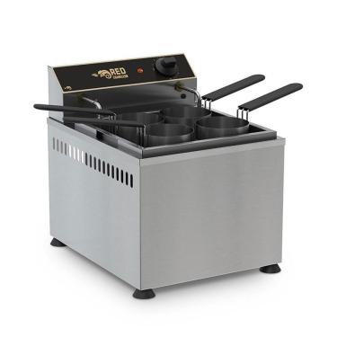 Imagem de Cozedor de Massas Elétrico Comercial de Mesa CMA5000-2 5000W 9L 220V Vermelho Red Chameleon