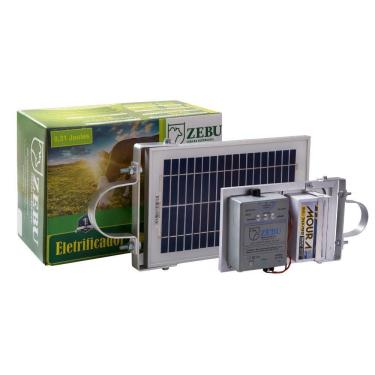 Imagem de Eletrificador Solar de Cercas com Bateria ZS20 BI 12V para Pequenas Propriedades Até 4500m Zebu
