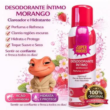 Imagem de Desodorante Íntimo Virilha Morango Super Poderes Clareador e Hidratant