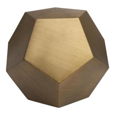 Imagem de Mesa Decorativa Multiuso Em Metal Com Formato Dodecaedro Design Modern