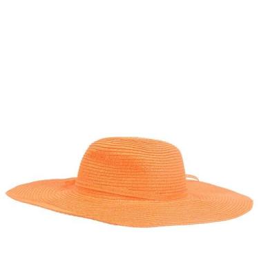 Imagem de Chapéu Palha Praia Feminino Verão Sol Viagem Piscina Calor - BAUARTE, 