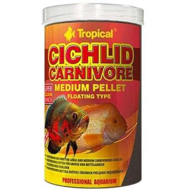 Imagem de Tropical cichlid carnivore medium pellet 360g - ( tropical ciclideos c