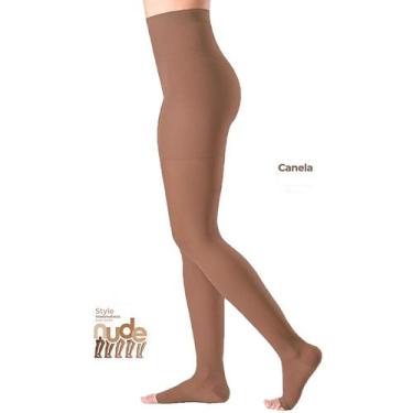 Imagem de Meia-Calça Ever Sheer 20-30mmHg Aberta Canela G3 - Sigvaris
