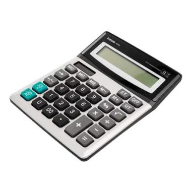 Imagem de Calculadora de Mesa Metálica B3440 Bazze