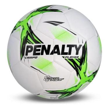 Imagem de Bola Futebol Penalty Player Campo Adulto Original, Branco verde