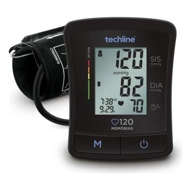 Imagem de Monitor de pressao arterial de braco bp-1209 techline modelo:bp-1209, 