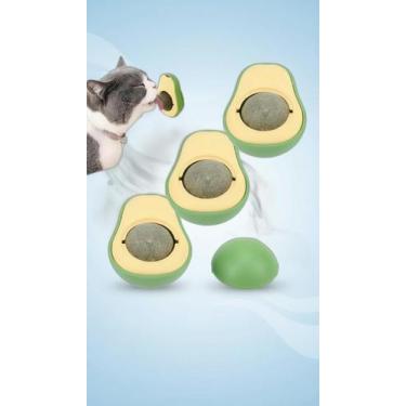 Imagem de Brinquedo Gato Catnip Abacate 3pçs Bola Removível - Congratulations St