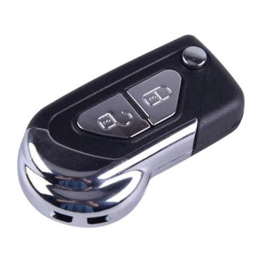 Imagem de Para citroen ds3 2009 - 2017 2 botões remoto flip lâmina chave fob cas