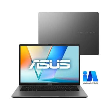 Imagem de Notebook ASUS Vivobook S14 Intel Ultra 5 32GB RAM 1TB SSD, 1TB, Cinza