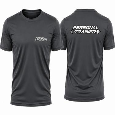 Imagem de Camisa Uv +50 Personal Trainer - PROTEÇÃO, CONFORTO E ESTILO Cor:Grafi