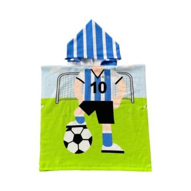 Imagem de Roupão De Banho Infantil Com Capuz Em Estilo Cartoon Para Crianças, To