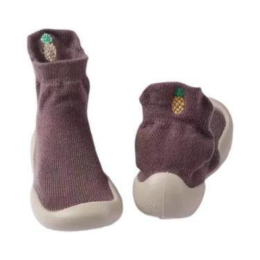 Imagem de Meias De Bebê Com Solado Macio Para Meninas E Meninos, Combinação De C