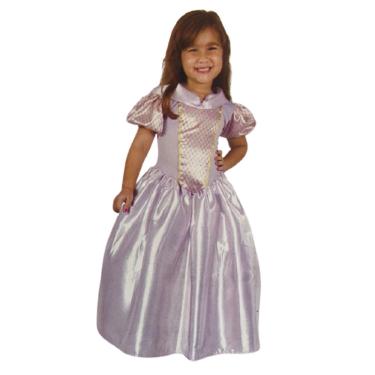 Fantasia Vestido Luxo Infantil Princesa Sofia / Rapunzel C/ Tiara - Kids -  Fantasias para Crianças - Magazine Luiza