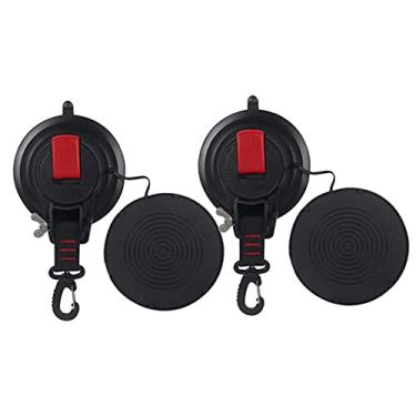 Imagem de GQYYS Âncora de sucção forte para carro com fixação de tensor de carro resistente 2/4/6 peças grande âncora de sucção para toldo lateral do carro, barco, acampamento, lona, suporte de carro, barracas, lonas de bagagem