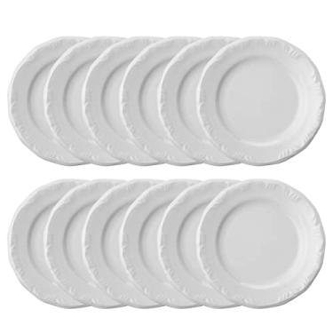 Imagem de Kit Prato Raso Porcelana Pomerode 12 peças Schmidt