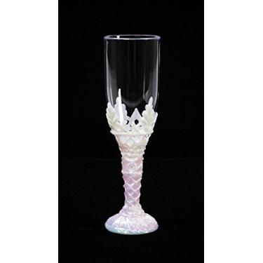 Imagem de Vidro de champanhe - borda com acabamento em filigrana - 10 cm - 12 peças