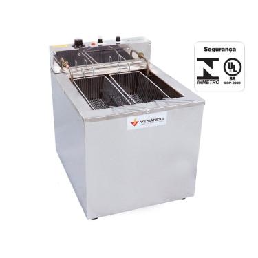 Imagem de Fritador Água e Óleo 23 Litros de Mesa c/ 2 Cestos - SFAO4 - Met. Venâncio.