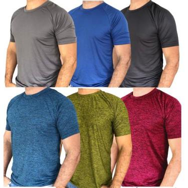 Imagem de Kit 5 Camisetas Dry Fit Masculina - Uhn Store