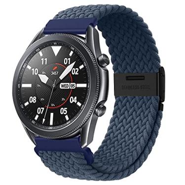 Imagem de XMUXI 22mm Pulseiras compatíveis com Galaxy Watch 3 45mm/Relógio 46mm,Gear S3 Frontier/Clássico, Huawei Watch GT 3 46mm, Amazfit GTR Braided Sport Braided Watch Band (sem relógio) (#4)