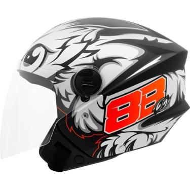 Imagem de Capacete Aberto Pro Tork New Liberty 3 Three GP 88 Preto fosco 56