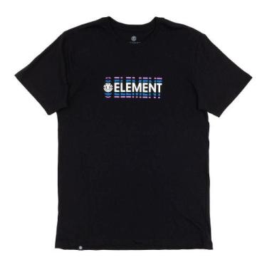 Imagem de Camiseta Element Shadow Logo Masculina Preto