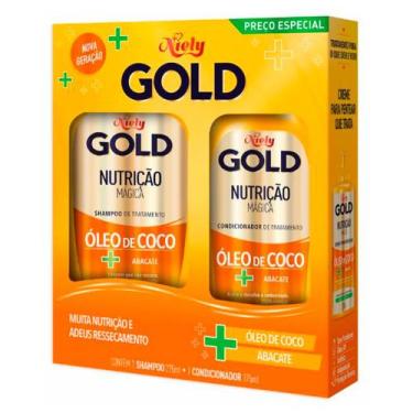 Imagem de Kit Shampoo + Condicionador Niely Gold Nutrição Mágica