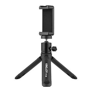 Imagem de Qudai KT-26 Mini Desktop Tripé Cabeça de Bola Rotativa com Clipe Extensível de Sapato Frio 1/4 Polegada Parafuso para Câmera de Smartphone Selfie Gravação de Vídeo Transmissão Ao Vivo BD