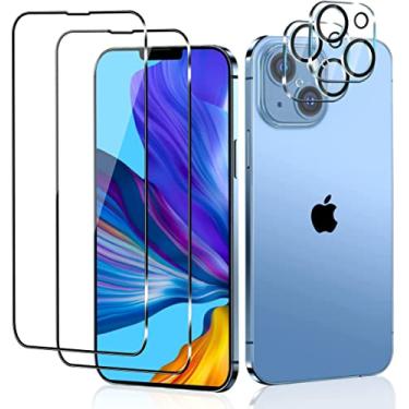 Imagem de Kit Película 5D 9D Ceramica Compatível com iPhone 14 + Película Lente Camera Transparente