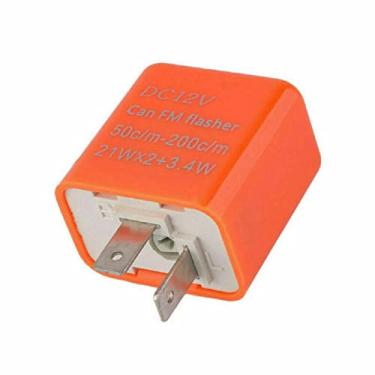 Imagem de 1 x Indicador de sinal de relé pisca-pisca de 2 pinos 12 V para motocicleta