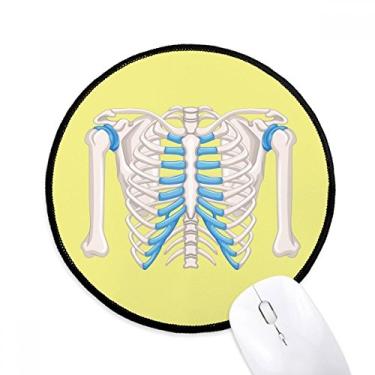 Imagem de Tapete de mouse Rib Thoracic Lucky Illustration Desktop Office Tapete redondo para computador
