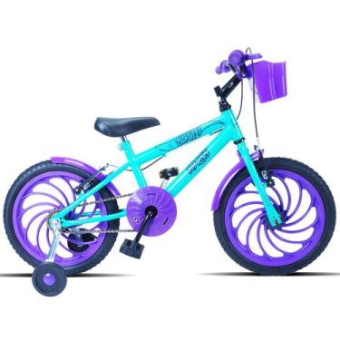 Imagem de Bicicleta Infantil Aro 16 Com Cestinha E Rodinhas - Forss