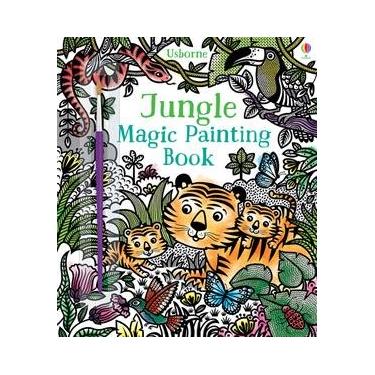 Imagem de Usborne Books Livro de pintura mágica da selva