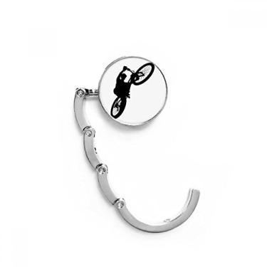 Imagem de Gancho de mesa com fecho decorativo dobrável para andar de esportes pulando de bicicleta