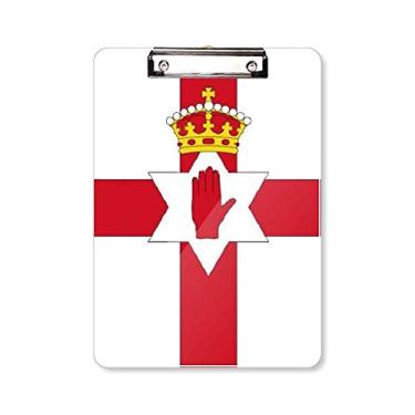 Imagem de Prancheta de pasta com bandeira nacional da Irlanda do Norte A4