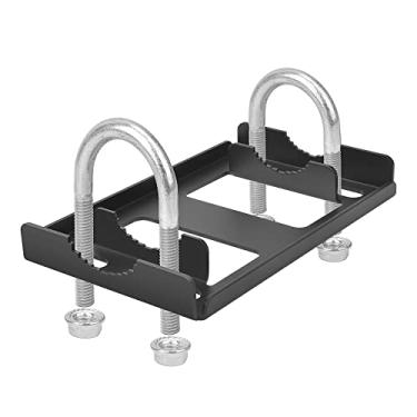 Imagem de Suporte de antena universal, adaptador de montagem de mastro de antena - funciona com suporte de braçadeira de poste de aço Starlink - suporte de teto Starlink