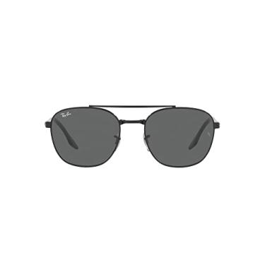 Imagem de Óculos de Sol Ray-Ban 0RB3688 002/B1 Tam 55 / Preto - Lentes Cinza Escuro