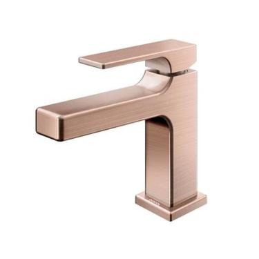 Imagem de Torneira de Mesa para Lavatorio Edge Cobre Escovado - Docol