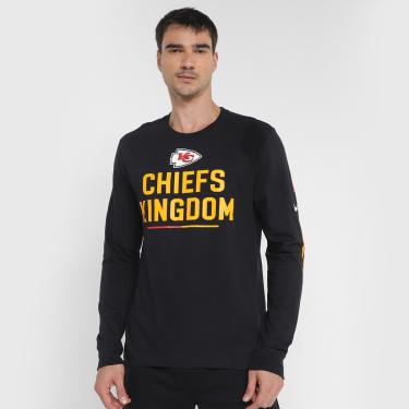 Imagem de Camiseta Nike NFL Kansas City Chiefs Team Slogan Manga Longa Masculina-Masculino