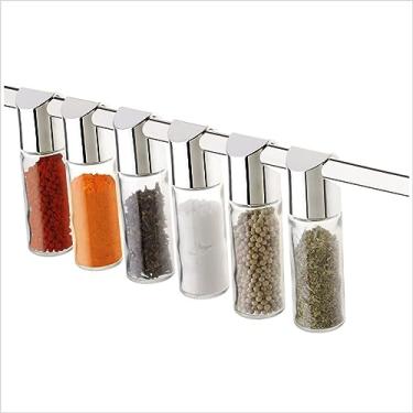 Imagem de Porta Condimentos Temperos Organizador Cozinha Cromado 2421 - Future