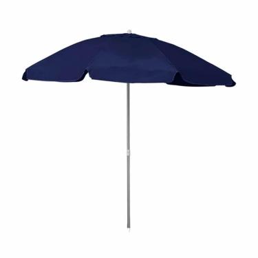 Imagem de Bel - Guarda-Sol Articulado em Bagum e Haste de Alumínio de 2,40m Azul Marinho
