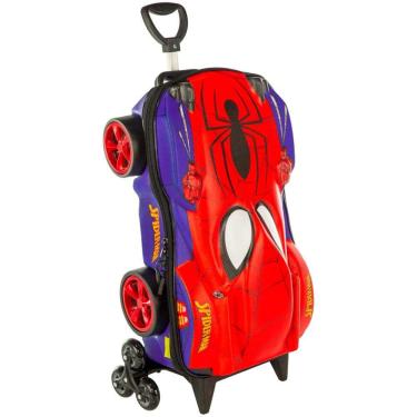 Imagem de Mochila 3D de Rodinhas Infantil - Homem Aranha - Maxtoy