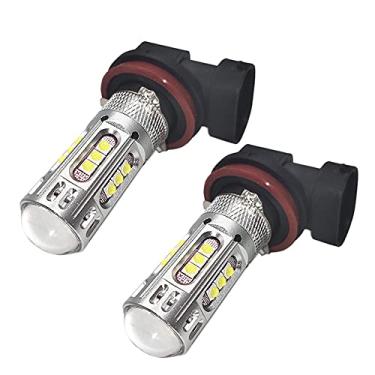 Imagem de Ruiandsion H8 H11 Lâmpadas de LED para Neblina DRL 10-30V Branco Super Brilhante XBD 25SMD H16 H11LL H8LL H1155 Lâmpada de LED com projetor de substituição para carros, caminhões